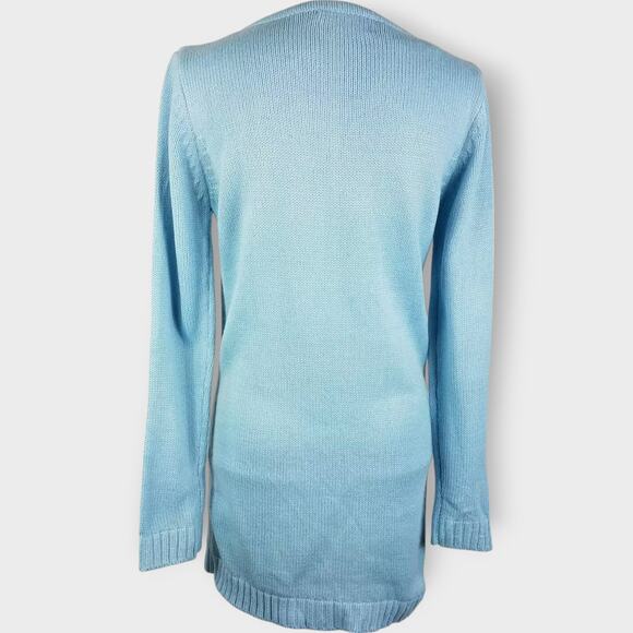 Minkpink Sweater Dress Let Them Eat Cake Baby Blue Nasty Gal Blogger Size Medium - Picture 3 of 7